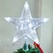 Glowing Christmas Decoration, Glitter Star Tree Topper, Shining Ornaments for Home Decor, Navidad, New Year
