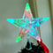 Glowing Christmas Decoration, Glitter Star Tree Topper, Shining Ornaments for Home Decor, Navidad, New Year