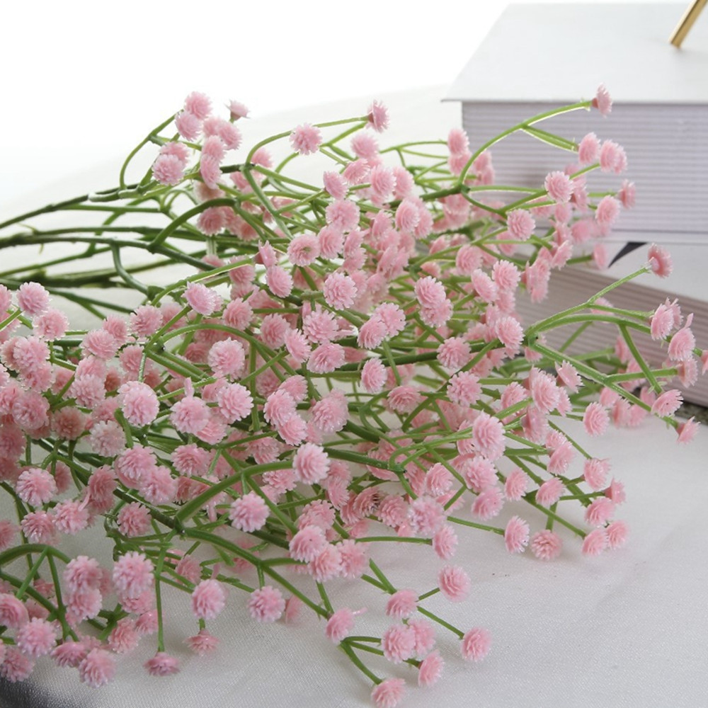 Baby Artificial Flowers, Gypsophila Bride Bouquet, DIY Home Decoration, Fake Plant Arrangement for Wedding