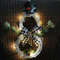 Rattan Wreath Christmas Lights Pendant, Family Decoration, Christmas Tree and Window Props