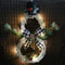 Rattan Wreath Christmas Lights Pendant, Family Decoration, Christmas Tree and Window Props