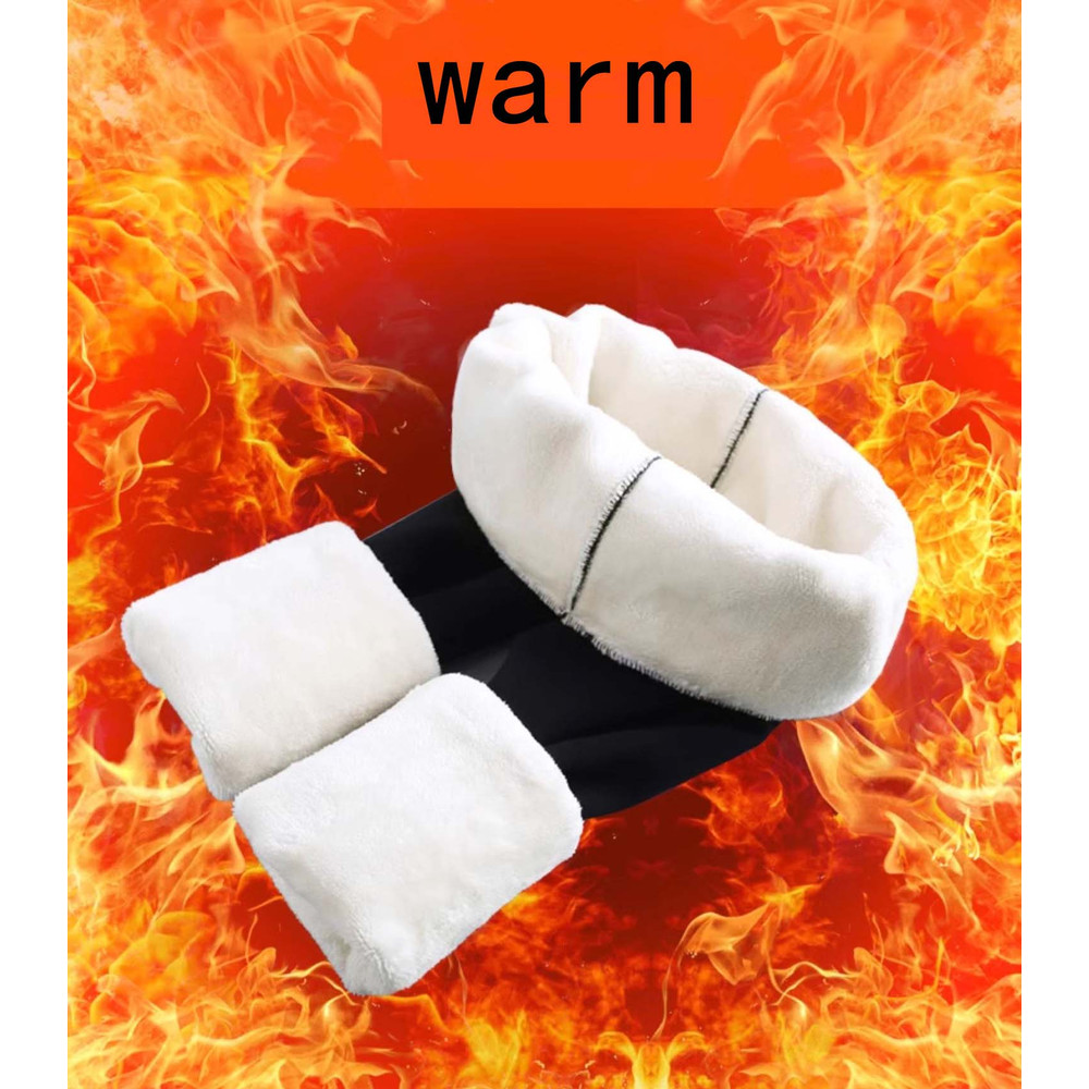 Women's High-Waist Thermal Pants, with Pockets, Elastic and Comfortable Trousers