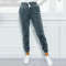 Warm Velvet Jogger Pants for Women, Solid Color, Versatile Fall and Winter Sweatpants with Drawstring