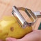 Stainless Steel Vegetable Peeler Julienne Slicer For Fruits Potatoes And Melons 2