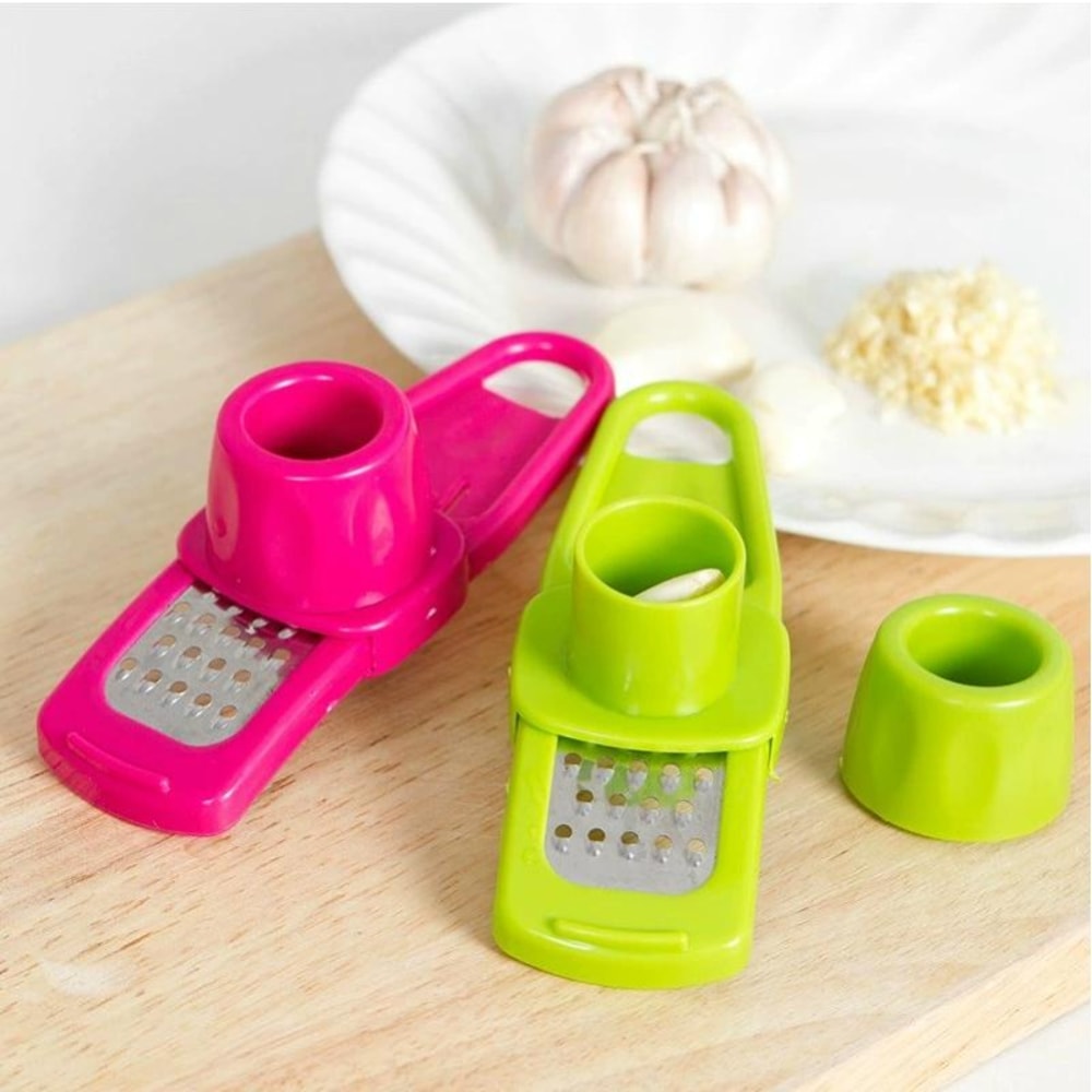 Hand Pressed Garlic Chopper Manual Garlic Chopping Mash Tool Garlic Grinder Convenient And Fast Kit 3