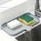 Premium Multifunctional Silicone Sink Tray & Faucet Mat Countertop Organizer