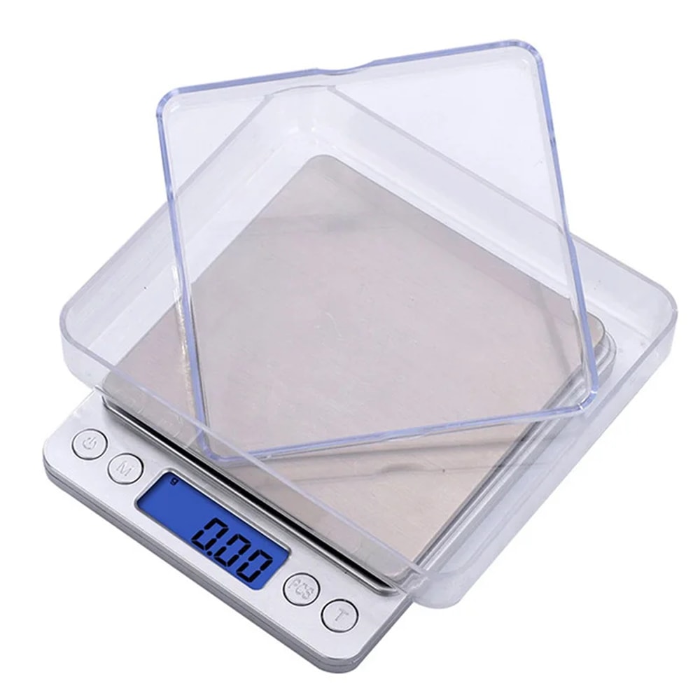 Mini Pocket Digital Kitchen Scale Precision Jewelry Electronic Balance Stainless Steel 4