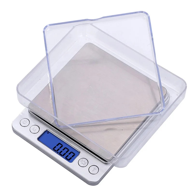 Mini Pocket Digital Kitchen Scale Precision Jewelry Electronic Balance Stainless Steel 4