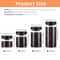 Premium Vacuum Sealed Glass Jar For Coffee Tea Food Storage 2