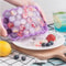 Premium Honeycomb Silicone Ice Tray With Cover Easy Release Stackable Ice Cube Mold 3