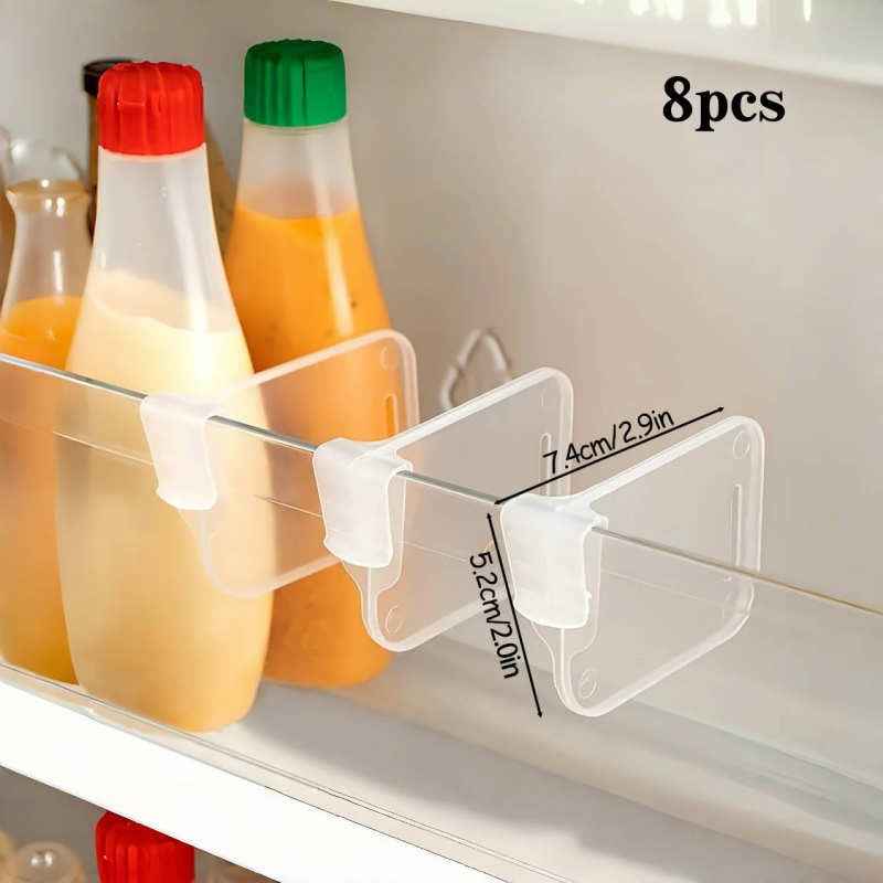 Adjustable Fridge Organizer Refrigerator Storage Partition Boards 0