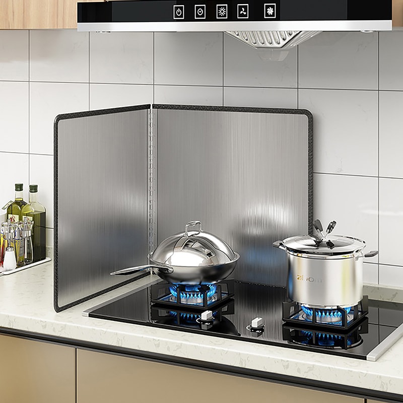 Premium Foldable Stainless Steel Oil Splash Guard & Grease Splatter Screen