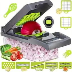 multifunction kitchen vegetable chopper set one food prep tool