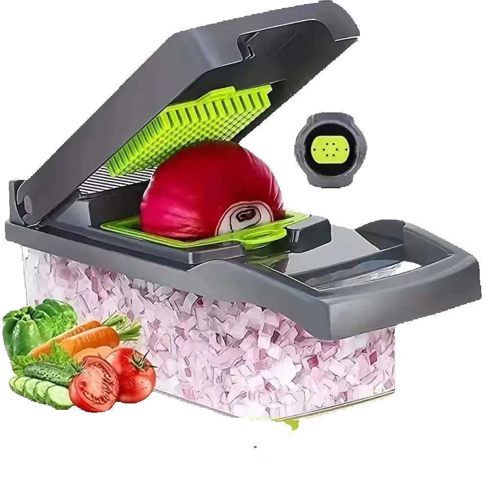 Multifunction Kitchen Vegetable Chopper Set One Food Prep Tool