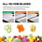 Adjustable Stainless Steel Mandoline Slicer & Vegetable Cutter with Precision Julienne Settings