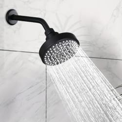 high pressure shower head matte black water saving bathroom shower head