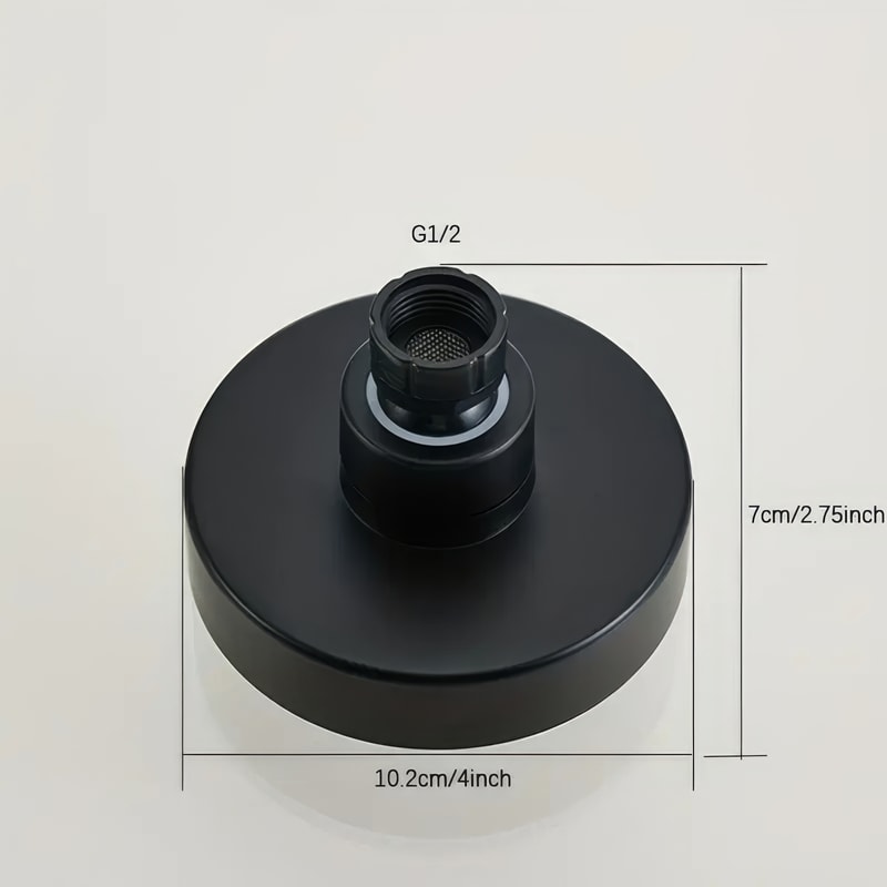 High Pressure Shower Head Matte Black Water Saving Bathroom Shower Head
