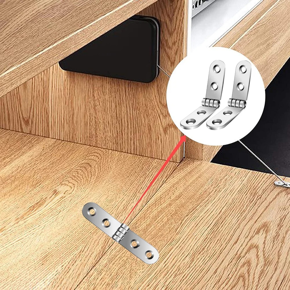 Premium Foldable Hinge Flap Heavy Duty Screw On Hinges For Sewing Machine Cabinet And Drop Leaf Tab 3