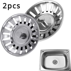 premium stainless steel sink strainer & stopper kitchen drain filter & waste plu