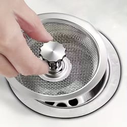 premium stainless steel kitchen sink strainer dual mesh non clog drain filter