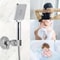 Universal Adjustable Suction Cup Shower Head Holder Drill Free Rotating Bracket 1