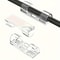 Clear Self Adhesive Cable Clips Transparent Cable Management Clips For Wall Desk 2