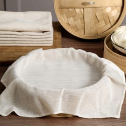 reusable high density cotton steamer & filter cloth for kitchen cooking
