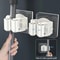 Self Adhesive Mop & Broom Organizer Wall Mounted Storage Hooks