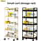 Kitchen Storage Rack Trolley Rolling Multi Shelf Organizer 0