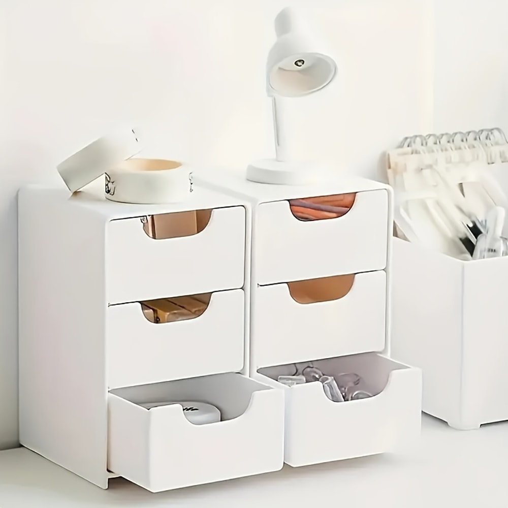 Chic Tier Multi Use Storage Drawer Organizer For Desk Vanity 2