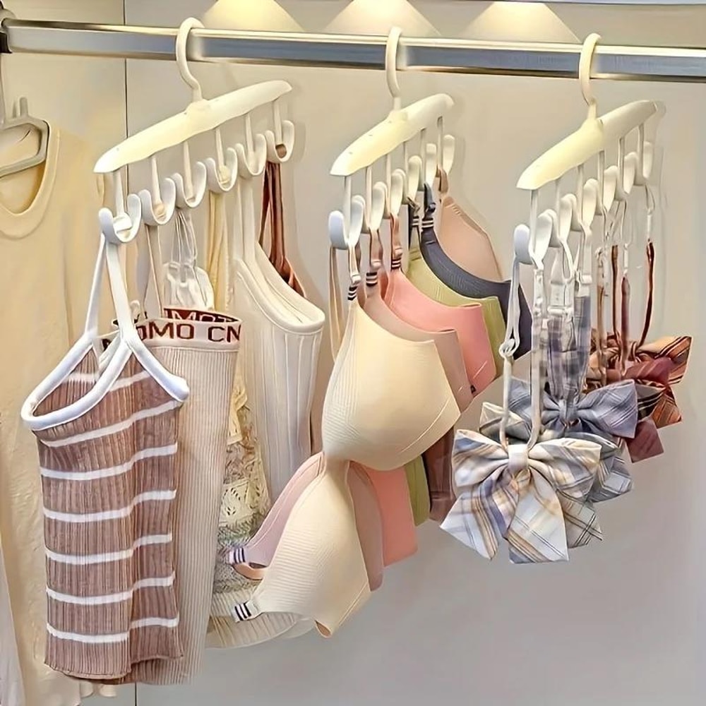Space Saving Rotating Hanger Closet Organizer Hook Storage Solution 0