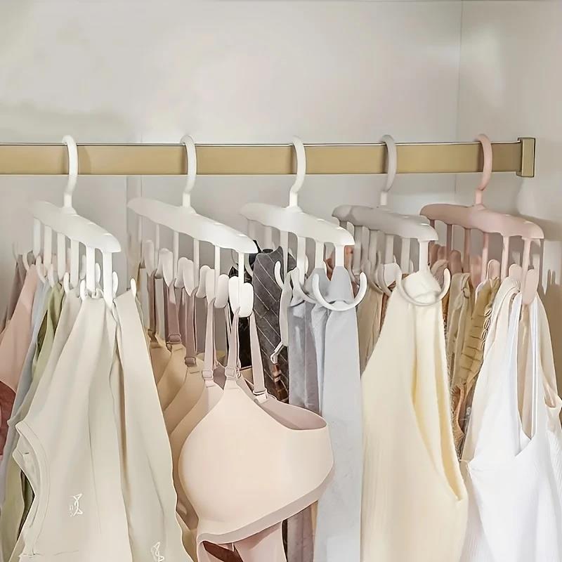 Space Saving Rotating Hanger Closet Organizer Hook Storage Solution 1