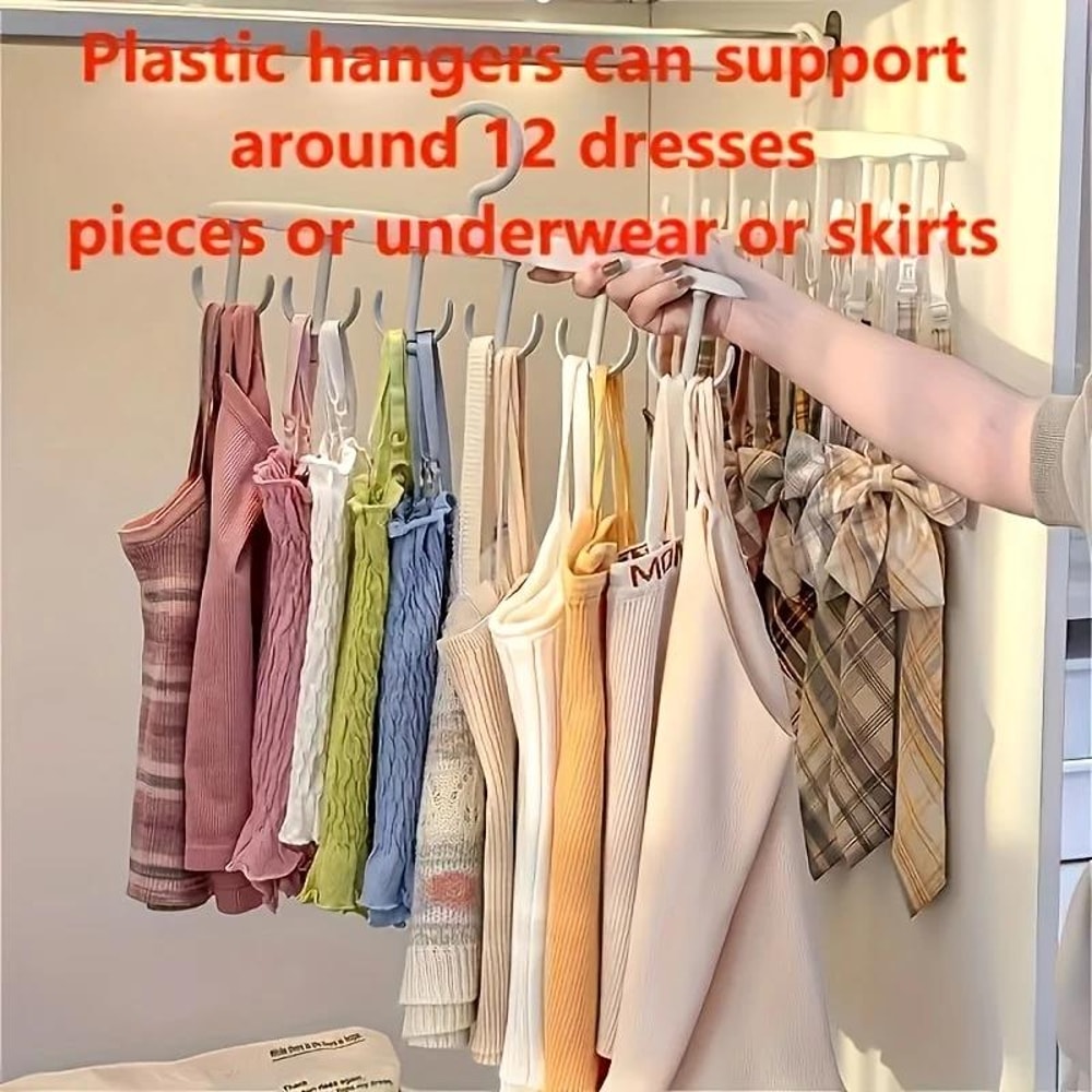 Space Saving Rotating Hanger Closet Organizer Hook Storage Solution 3