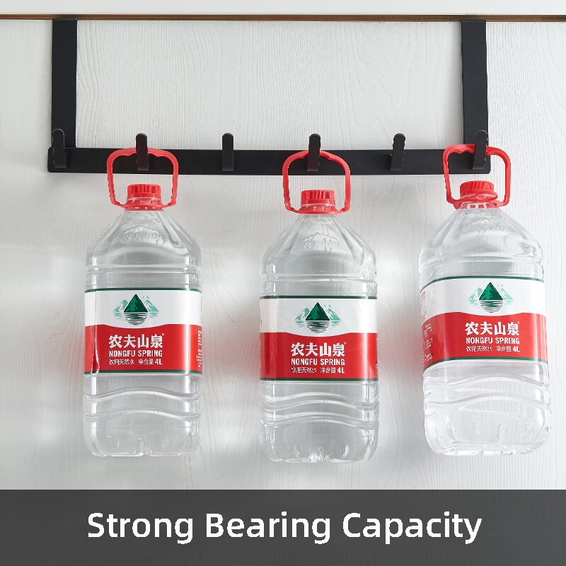 Space Saving Over Door Hook Rack With Hooks Heavy Duty Over Door Hook Rack Bathroom Organizer 3