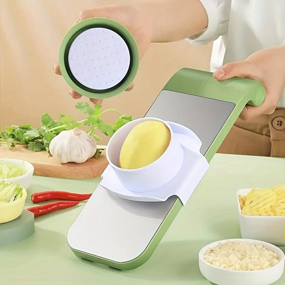 Multifunctional Vegetable Slicer Vegetable Grater Set With Interchangeable Blades 4