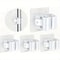 Premium Wall Mounted No Drill Mop Holder & Self Adhesive Mop Holder Clip Set Strong Anti Slip Organizers