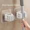 Premium Wall Mounted No Drill Mop Holder & Self Adhesive Mop Holder Clip Set Strong Anti Slip Organizers