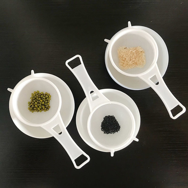 Premium Multipurpose Mesh Filter Kitchen Strainer Set Fine Mesh Sieve For Tea Juice Flour Soy Milk 5