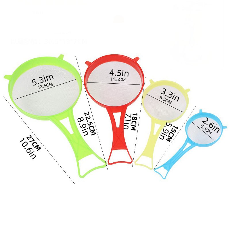 Premium Multipurpose Mesh Filter Kitchen Strainer Set Fine Mesh Sieve For Tea Juice Flour Soy Milk 4