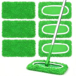 premium washable microfiber mop pads reusable replacement cloths for flat mops