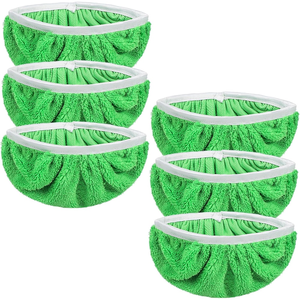 Premium Washable Microfiber Mop Pads Reusable Replacement Cloths for Flat Mops