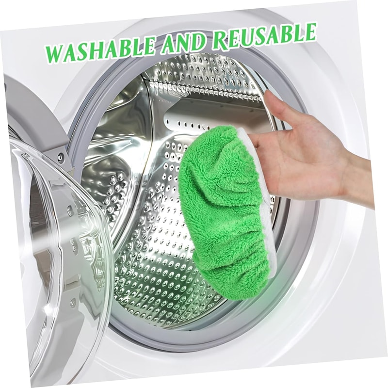 Premium Washable Microfiber Mop Pads Reusable Replacement Cloths for Flat Mops