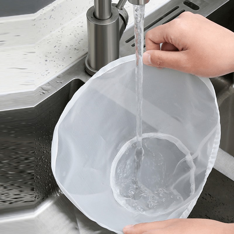 Premium Reusable Fine Mesh Cheese Cloth Strainer Bags for Yogurt Juice & Coffee