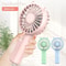 USB Rechargeable Mini Handheld Fan for Cooling Lash Drying & Desk Use