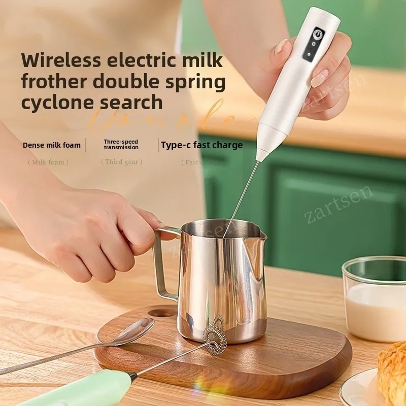 Barista Pro USB Rechargeable Milk Frother Handheld Coffee Mixer