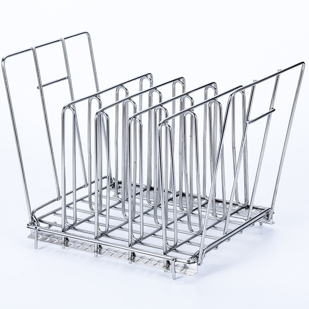 Stainless Steel Sous Vide Rack with Adjustable No Float Bar for Even Precision Cooking