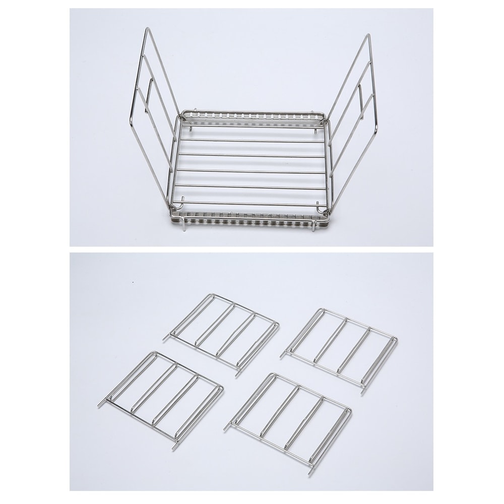 Stainless Steel Sous Vide Rack with Adjustable No Float Bar for Even Precision Cooking