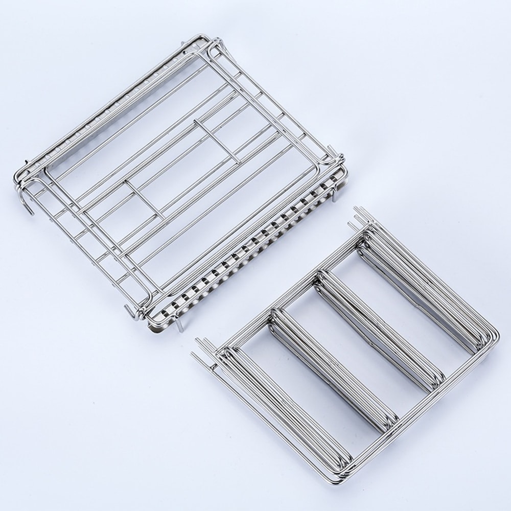 Stainless Steel Sous Vide Rack with Adjustable No Float Bar for Even Precision Cooking