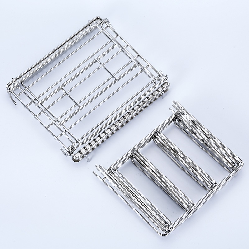 Stainless Steel Sous Vide Rack with Adjustable No Float Bar for Even Precision Cooking