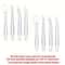 Universal Water Flosser Replacement Tips Water Flosser Nozzles for Deep Oral Care